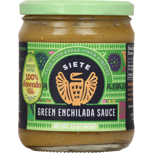 Latino Foods Siete Enchilada Sauce, Green hero