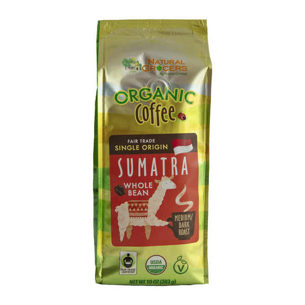 Bulk Tea & Coffee Natural Grocers Organic Sumatra Whole Bean Coffee hero