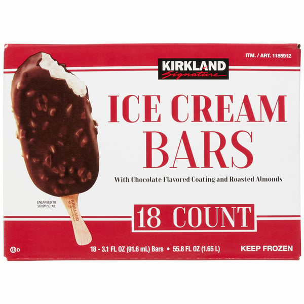 Ice Cream & Desserts Schwans Consumer Brands Chocolate Almond Dipped Vanilla Ice Cream Bars, 18 x 3.1 fl oz hero