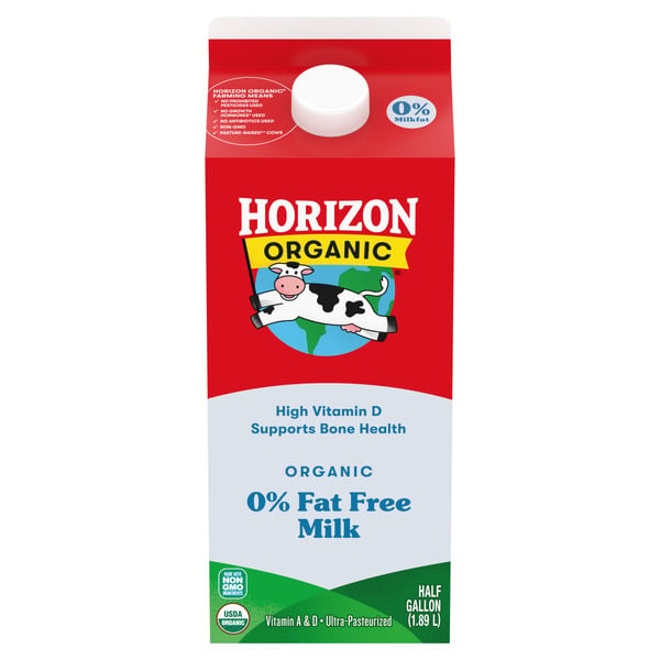 Milk, Buttermilk & Egg Nog Horizon Organic Nonfat High Vitamin D Milk hero