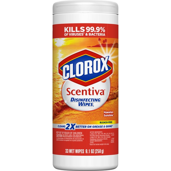 Diapers & Wipes Clorox Disinfecting Wipes, Hawaiian Sunshine hero