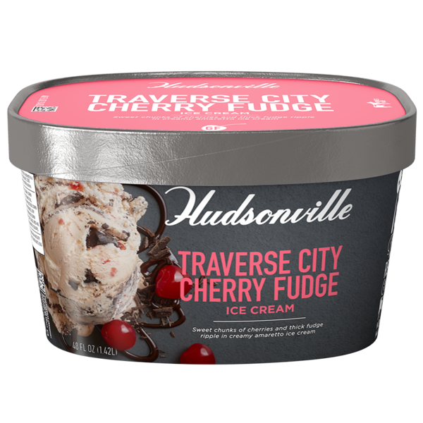 Ice Cream, Gelato & Ice Hudsonville Traverse City Cherry Fudge hero