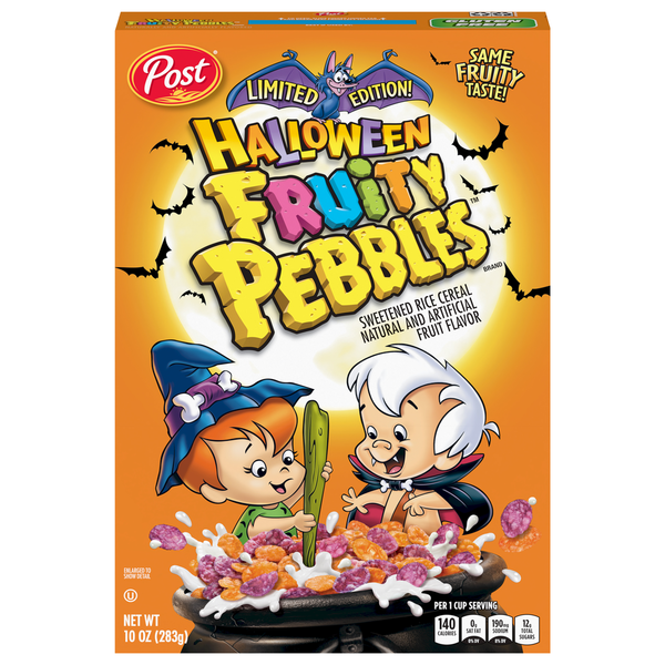 Cereal Post PEBBLES Cereal, Halloween hero