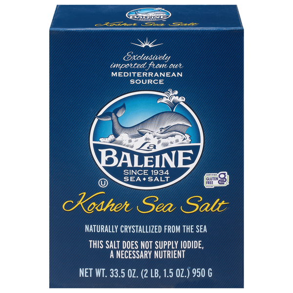 Spices & Seasonings La Baleine Kosher Sea Salt hero