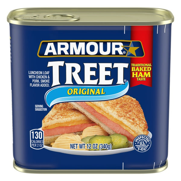 Canned Meat, Seafood & Beans Armour Star Treet Luncheon Loaf Canned Meat hero