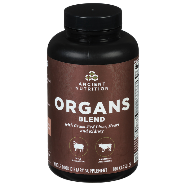 Miscellaneous Supplements Ancient Nutrition Organs Blend, Capsules hero