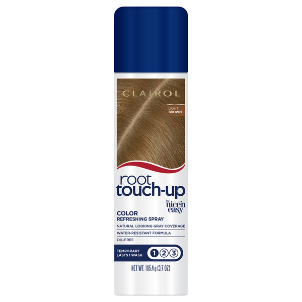 Hair Care Root Touch-Up Color Refreshing Spray, Light Brown hero