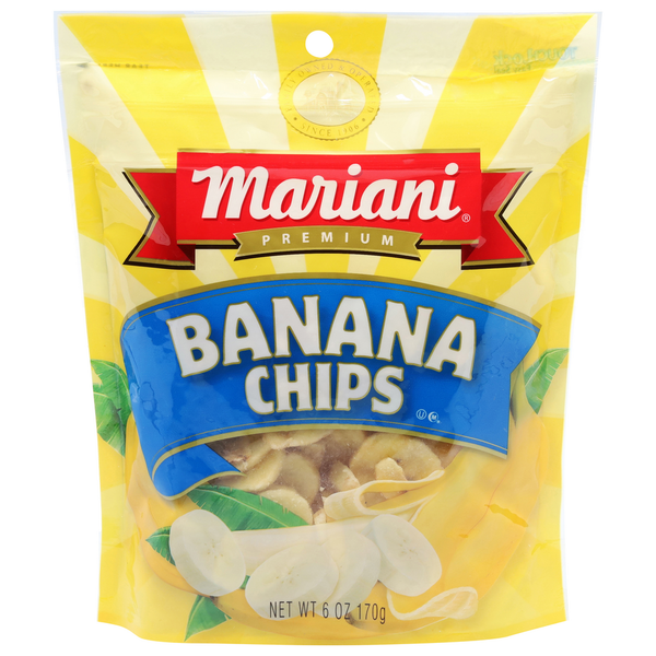 Nuts, Seeds & Dried Fruit Mariani Banana Chips, Premium hero