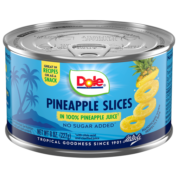 Canned/Jarred Fruits Dole Pineapple Slices hero