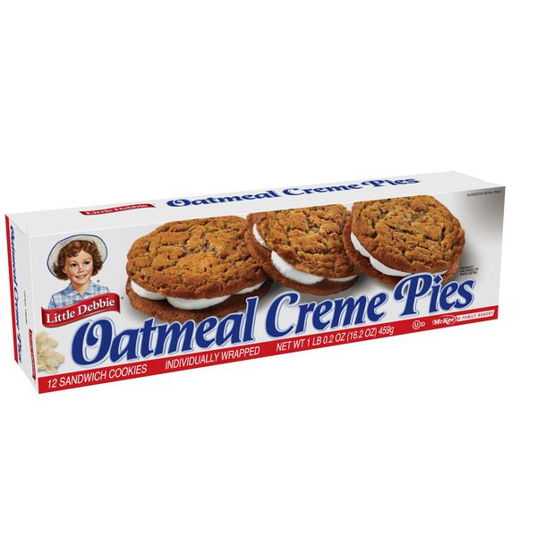 Cookies & Cakes Little Debbie Oatmeal Creme Pies hero