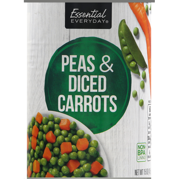 Canned & Jarred Vegetables Essential Everyday Peas & Diced Carrots hero