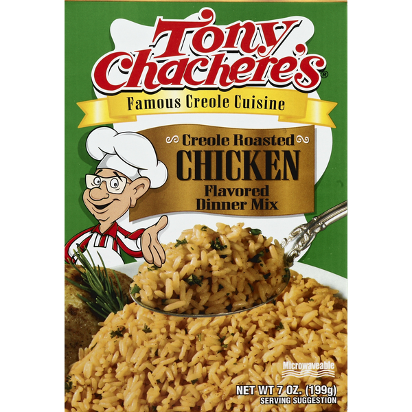 Instant Foods Tony Chachere's Dinner Mix, Creole Roasted Chicken hero