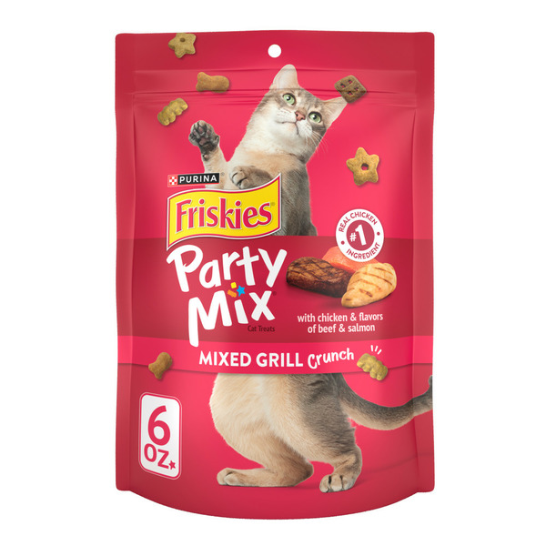 Cat Food & Care Purina Friskies Cat Treats, Party Mix Mixed Grill Crunch hero