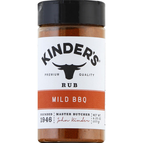 Marinades & Meat Preparation Kinder's Rub, Mild BBQ hero