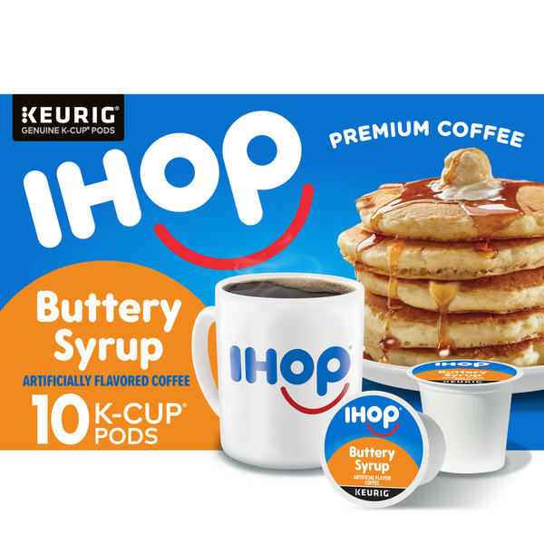 Coffee IHOP Buttery Syrup hero