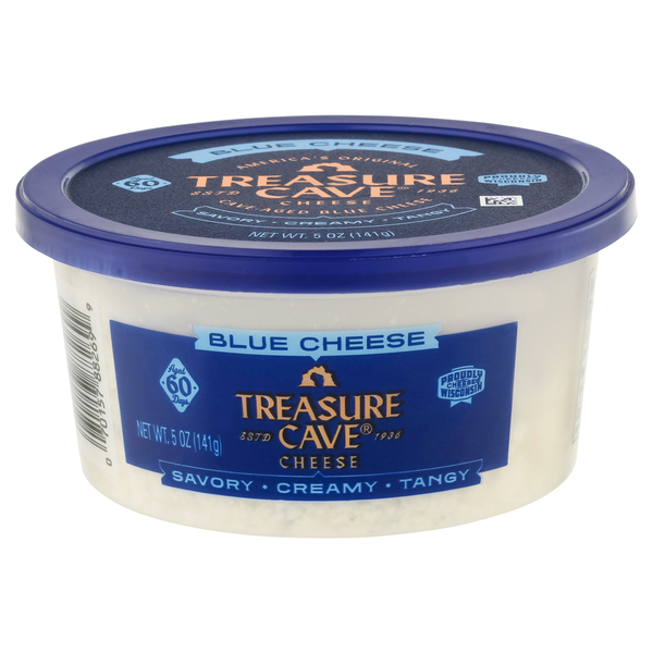 Packaged Cheese Treasure Cave Cheese, Blue hero