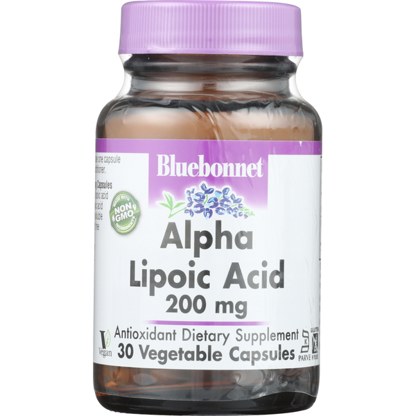 Dietary Supplements Bluebonnet Alpha Lipoic Acid 200 Mg hero