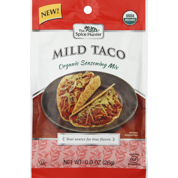 Spices & Seasonings The Spice Hunter Seasoning Mix, Organic, Mild Taco hero