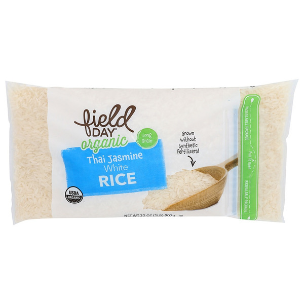 Grains, Rice & Dried Goods FIELD DAY Rice, Organic, White, Long Grain, Thai Jasmine hero