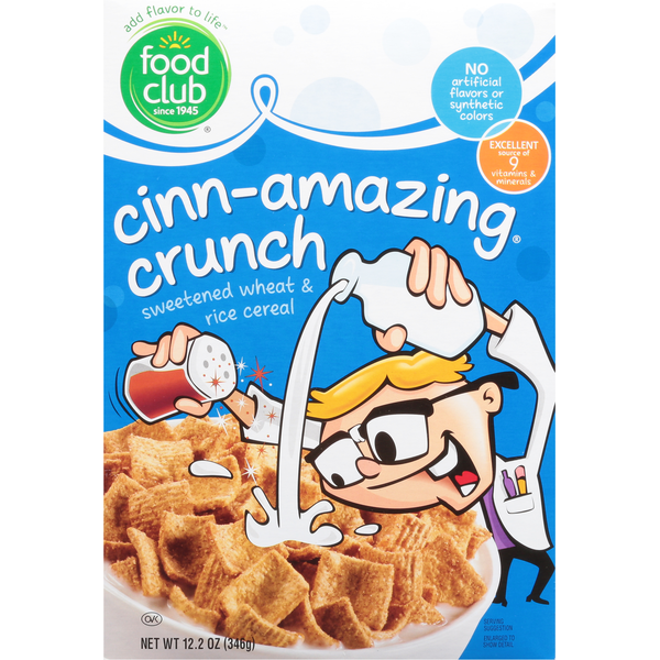 Cereal Food Club Cereal, Cinn-Amazing Crunch hero