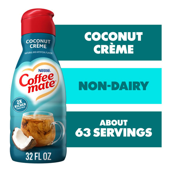 Cream Coffee mate Coconut Creme Liquid Coffee Creamer hero