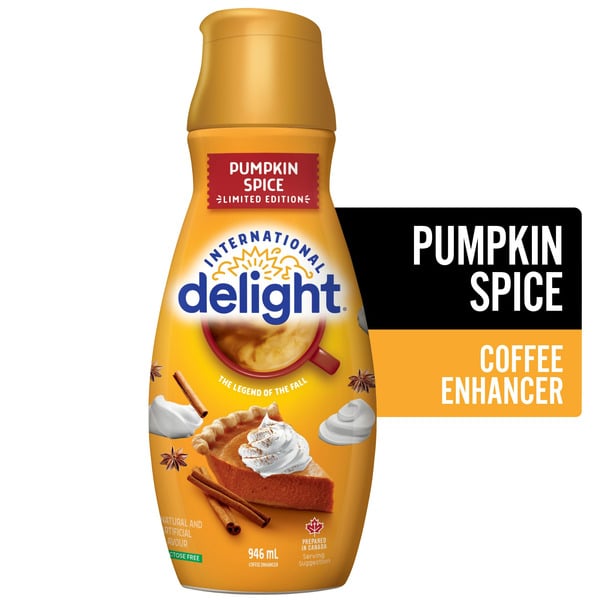 Soy & Lactose-Free International Delight Pumpkin Spice Coffee Enhancerimited Edition hero