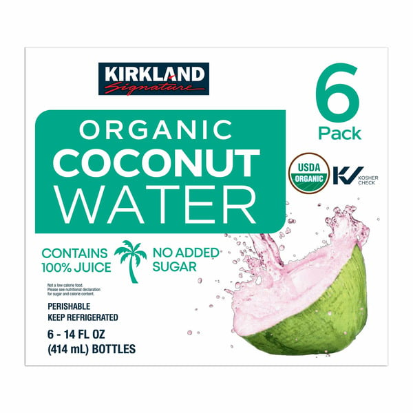 Costco Kirkland Signature Organic Coconut Water Same-Day Delivery 