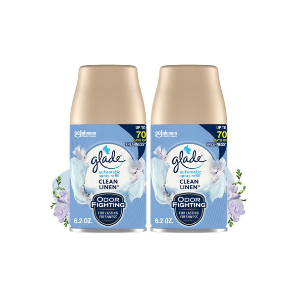 Air Fresheners & Candles Glade® Automatic Spray Air Freshener Refills, Clean Linen hero