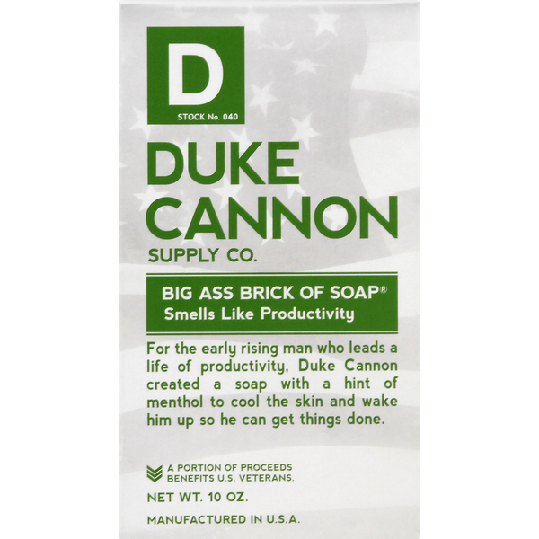 Body Lotions & Soap Duke Cannon Supply Co. Brick of Soap, Big Ass, Productivity hero