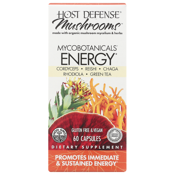 Vitamins & Supplements Host Defense Mycobotanicals Energy* Capsules - hero