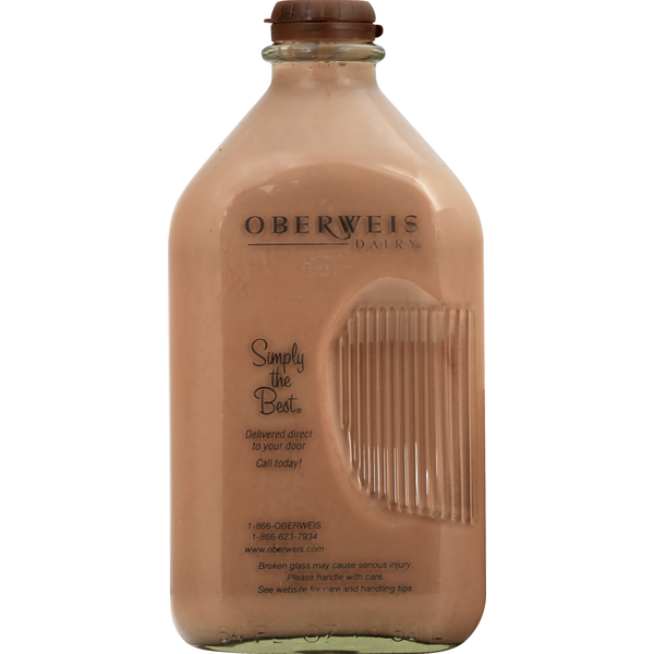 Milk Oberweis Milk, 2% Reduced Fat, Chocolate hero