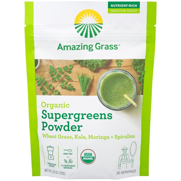 Other Superfoods & Green Foods Amazing Grass Super Greens Booster: Greens Powder Smoothie Booster hero