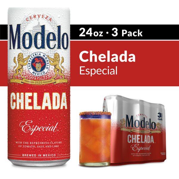 Beers & Coolers Modelo Chelada Especial Mexican Import Flavored Beer Cans hero