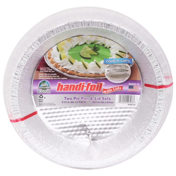 Kitchen Supplies Handi-foil Pie Pan & Lid Sets hero