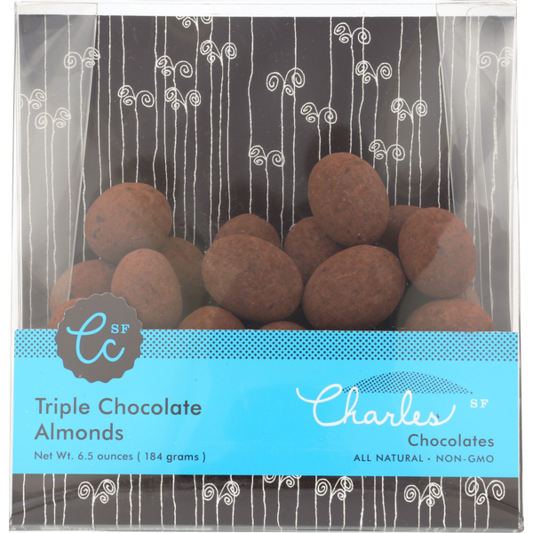 Candy & Chocolate Charles Chocolates Sf Triple Chocolate Almonds hero