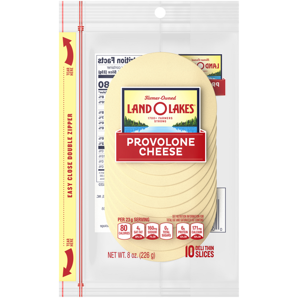 Packaged Cheese Land O Lakes Provolone Cheese hero