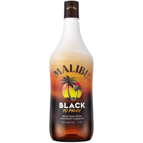 Rum Malibu Black Rum with Coconut Liqueur hero