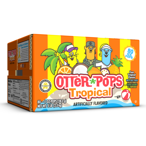 Otter Pops Tropical Popsicles hero