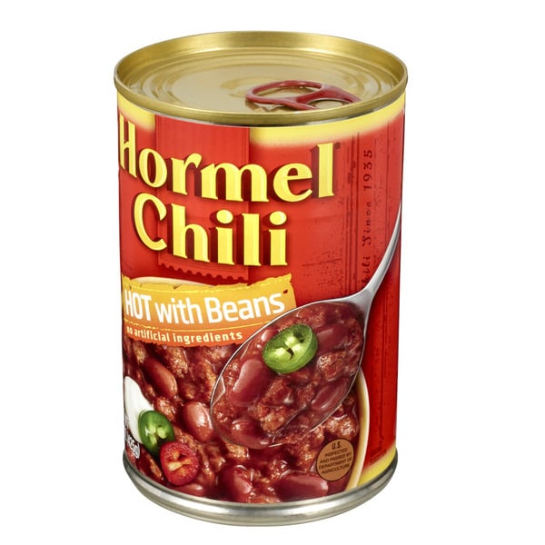 Canned Meals & Beans Hormel Chili Hot With Beans hero