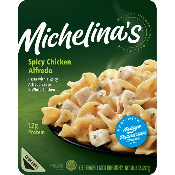 Frozen Meals Michelina's Spicy Chicken Alfredo hero