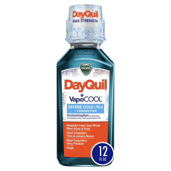 Cold, Flu & Allergy Vicks DayQuil VapoCOOL SEVERE Cold, Flu + Congestion Medicine hero