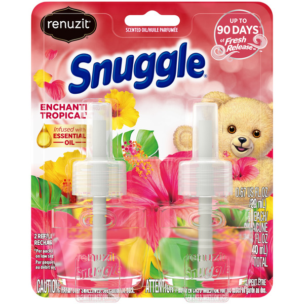 Air Fresheners & Candles Renuzit Snuggle Enchanting Tropical Scented Oil Refills hero