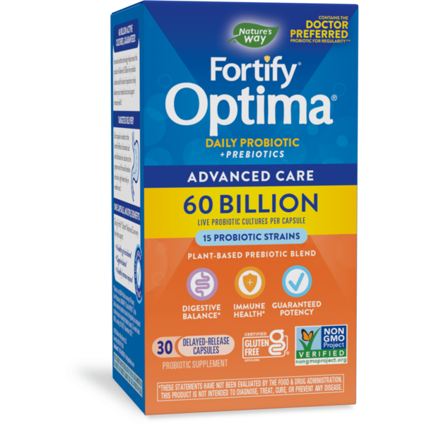 Vitamins & Supplements Nature's Way Fortify® Optima® Advanced Care 60 Billion Probiotic + Prebiotics hero