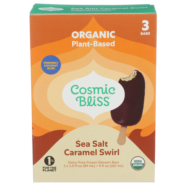 Ice Cream & Ice Cosmic Bliss Organic, Plant-Based Sea Salt Caramel Swirl hero