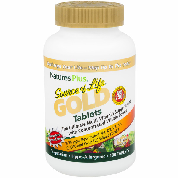 Other Vitamins NaturesPlus Source of Life Gold Vegetarian Tablets hero