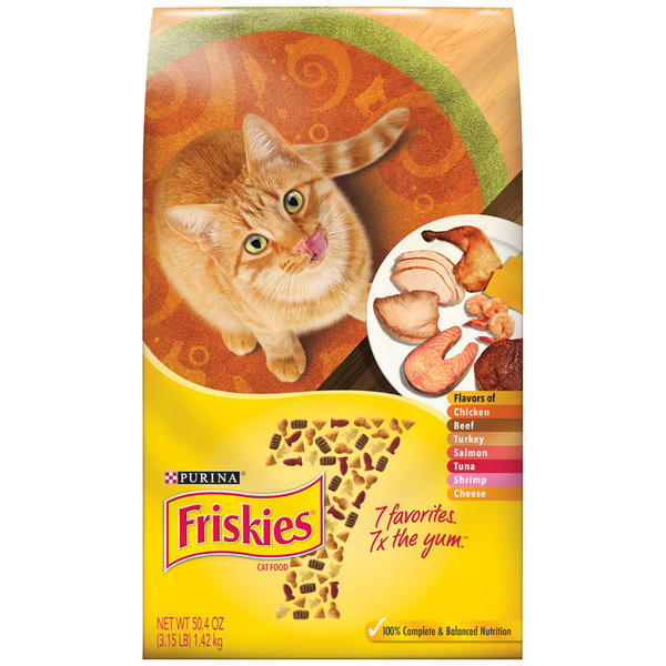 Cat Food & Care Purina Friskies 7 Dry Cat Food hero