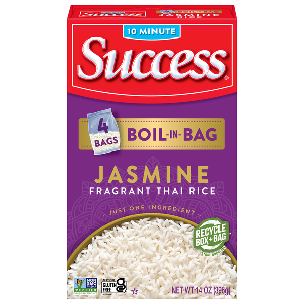 Rice & Grains Success Ten Minute Boil-in-Bag Jasmine Fragrant Thai Rice hero