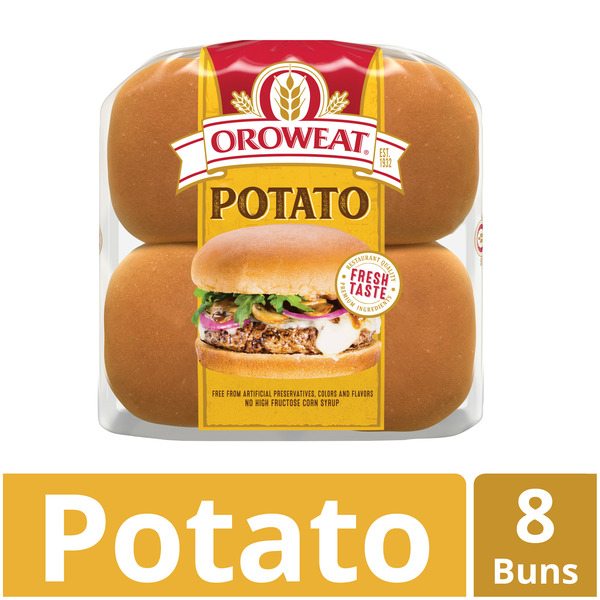 Buns & Rolls Oroweat Country Potato Sandwich Buns hero