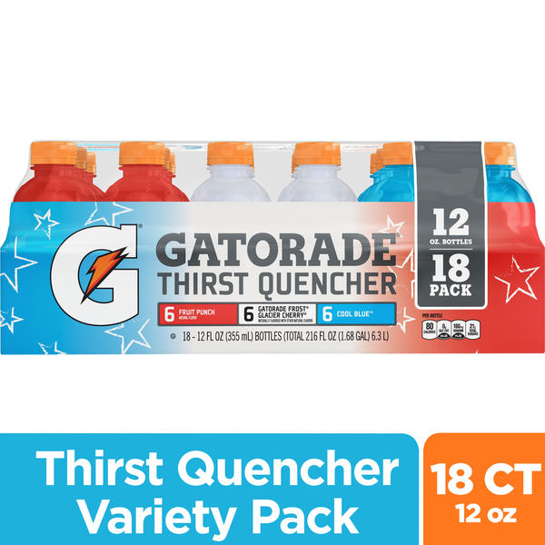 Water, Seltzer & Sparkling Water Gatorade Variety Thirst Quencher hero