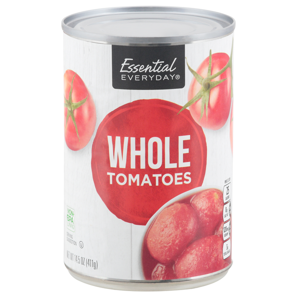 Canned & Jarred Vegetables Essential Everyday Tomatoes, Whole hero